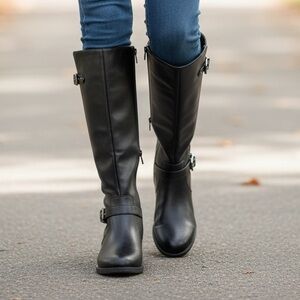 Classic Black Boots Jeans